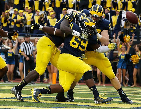 Mario Ojemudia (53), Brennen Beyer (97), and Willie Henry (69)
