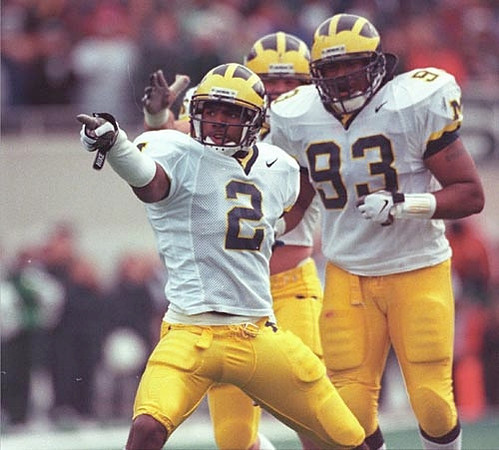 Charles Woodson (2) Chris Roth (93)