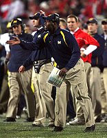Lloyd Carr and Ron English