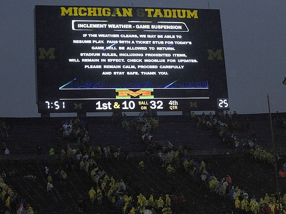 Michigan Stadium Scoreboard