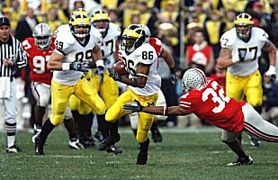 Mario Manningham, Tyler Ecker, Adam Kraus, and Jake Long
