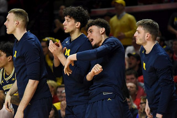 Eli Brooks (55), Austin Davis (51), Brandon Johns Jr. (23), Adrien Nunez (5), and Luke Wilson (32)