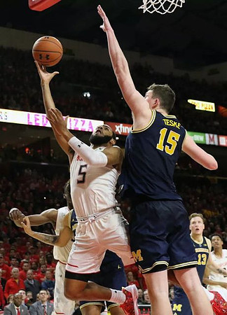 Jon Teske (15) and Ignas Brazdeikis (13)