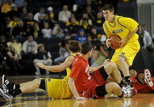 Zack Novak (0) and Stu Douglass (1)