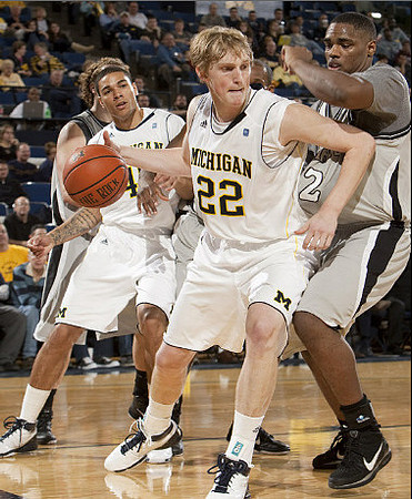 Colton Christian (45) and Blake McLimans (22)