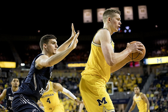 Moritz Wagner (13), Isaiah Livers (4), and Charles Matthews (1)