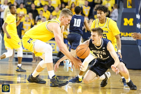 Eli Brooks (55), Moritz Wagner (13), and Muhammad-Ali Abdur-Rahkman (12)