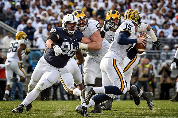 Jehu Chesson (86), Graham Glasgow (61), and Jake Rudock (15)
