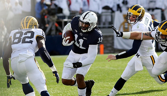 Amara Darboh (82) and Jake Rudock (15)