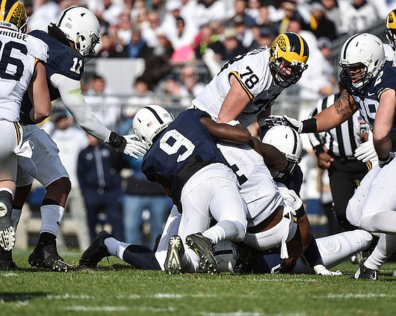 Joe Kerridge (36), Erik Magnuson (78), and De'Veon Smith (4)
