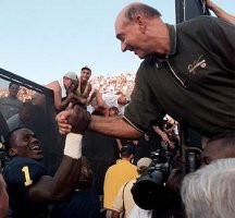 David Terrell (1) and Dick Vitale