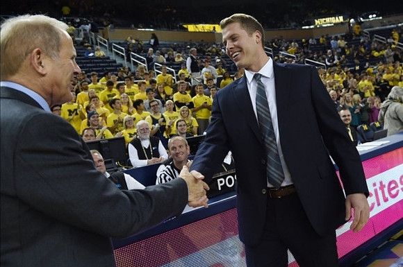 John Beilein and Le Moyne Head Coach Patrick Beilein