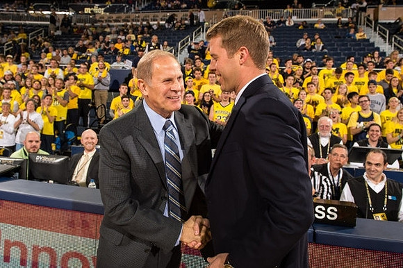 John Beilein and Le Moyne Head Coach Patrick Beilein