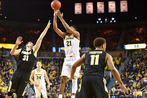 Mark Donnal (34) and Zak Irvin (21)
