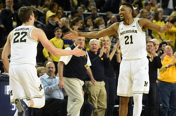 Duncan Robinson (22) and Zak Irvin (21)