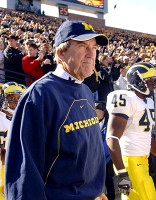 Lloyd Carr and David Harris