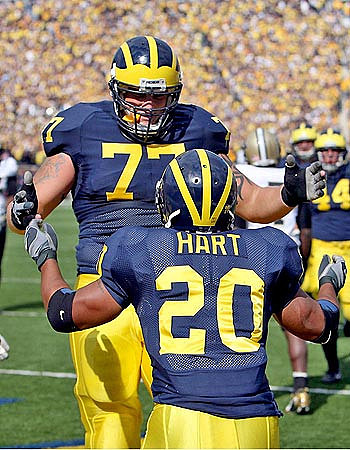 Michael Hart, Jake Long, and Mark Moundros