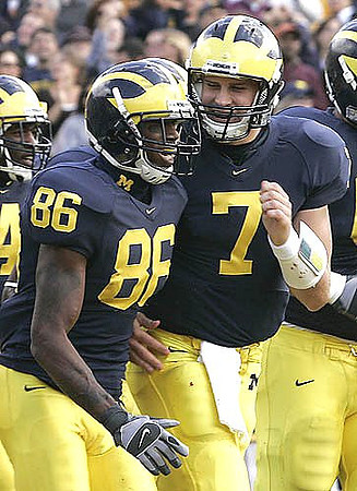 Mario Manningham and Chad Henne