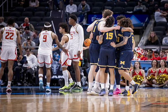 Danny Wolf (1), Rubin Jones (15), Roddy Gayle Jr. (11), and Tre Donaldson (3)