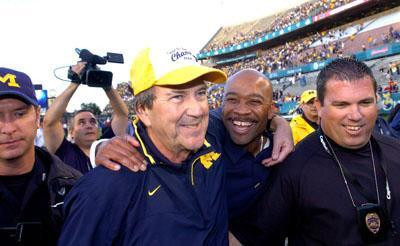 Lloyd Carr and Erik Campbell