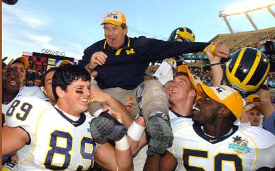 Lloyd Carr, Tim North, and Ohene Opong-Owusu