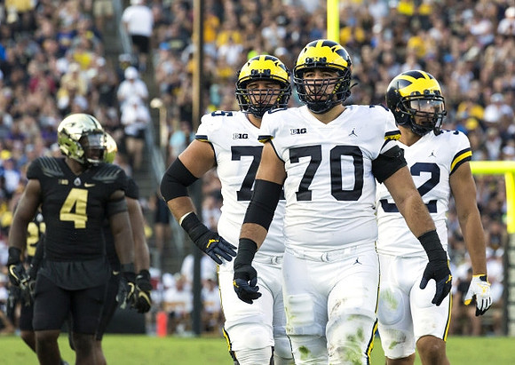 Jon Runyan Jr. (75), Nolan Ulizio (70), and Ty Isaac (32)