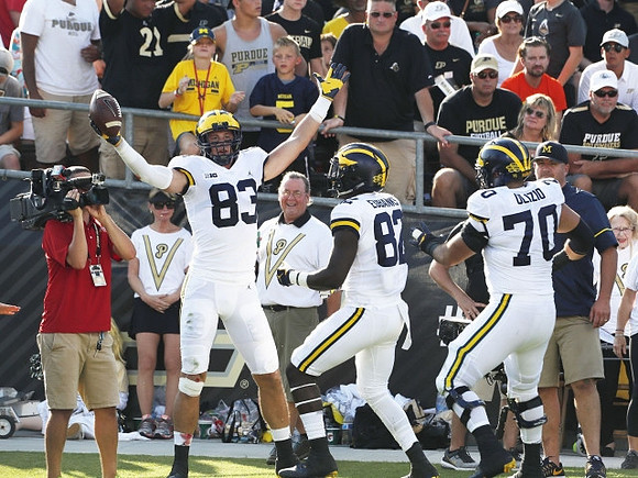 Zach Gentry (83), Nick Eubanks (82), and Nolan Ulizio (70)