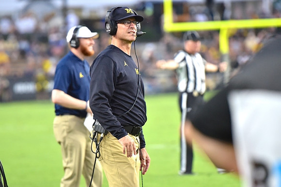 Jay Harbaugh and Jim Harbaugh