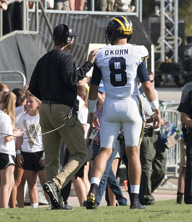 Jim Harbaugh and John O'Korn (8)