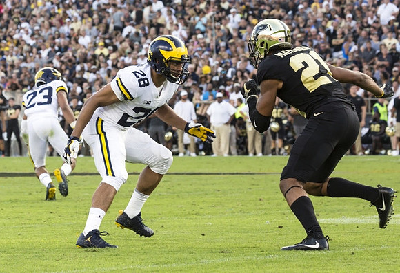 Tyree Kinnel (23) and Brandon Watson (28)