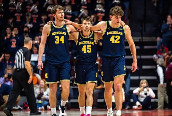 Jackson Selvala (34), Cooper Smith (45), and Will Tschetter (42)