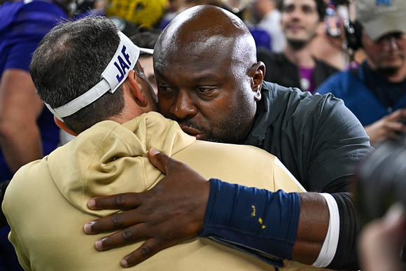 Washington Head Coach Jedd Fisch and Tony Alford