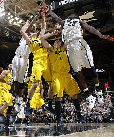 Jordan Morgan (52), Zack Novak (0), and Stu Douglass (1)