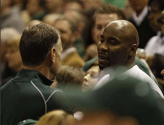Mark Dantonio and Mateen Cleaves