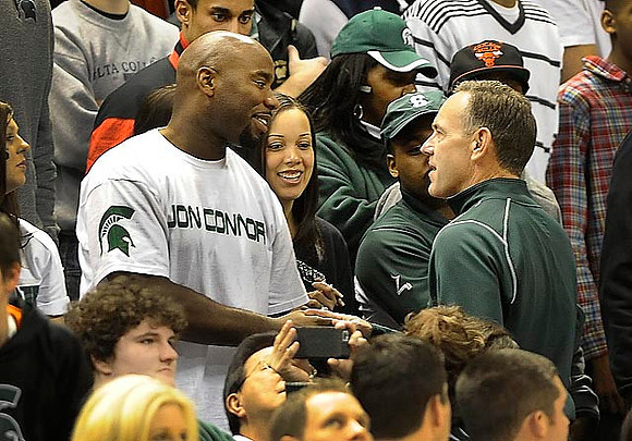 Mateen Cleaves and Mark Dantonio