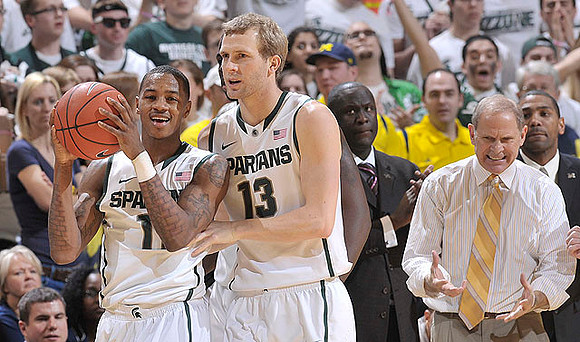 John Beilein, Bacari Alexander, and LaVall Jordan