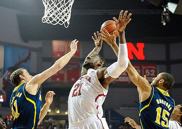 Nik Stauskas (11) and Jon Horford (15)