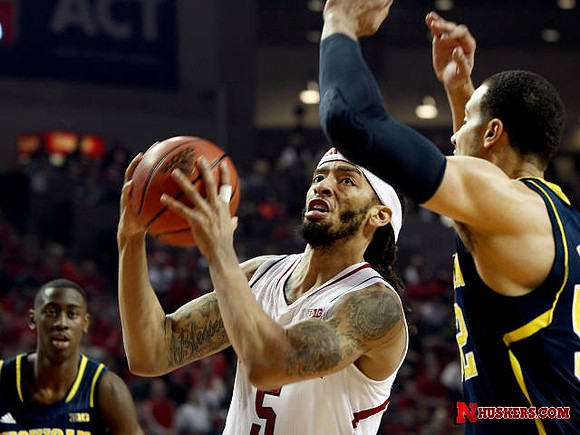 Caris LeVert (23) and Jordan Morgan (52)