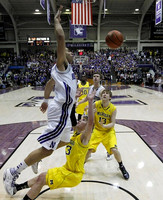 Evan Smotrycz (23), Matt Vogrich (13), and Tim Hardaway Jr. (10)