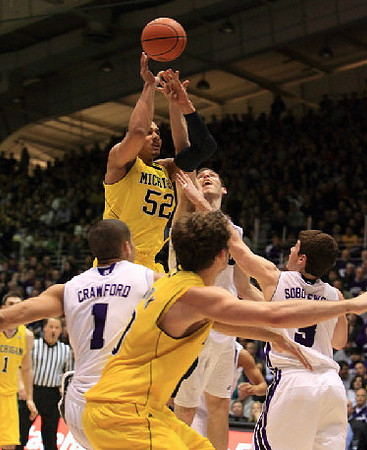 Stu Douglass (1), Jordan Morgan (52), and Zack Novak (0)