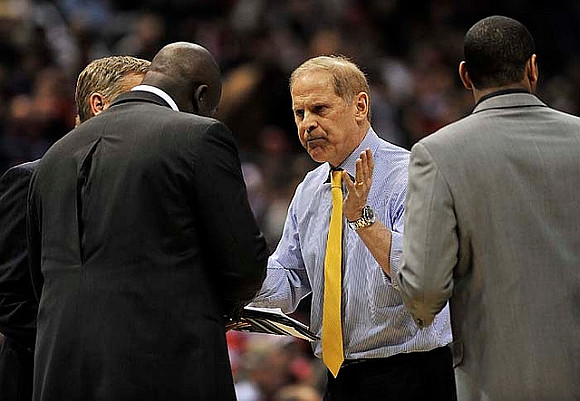 Jeff Meyer, Bacari Alexander, John Beilein, and LaVall Jordan