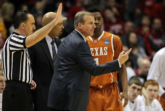 Texas Head Coach Rich Barnes