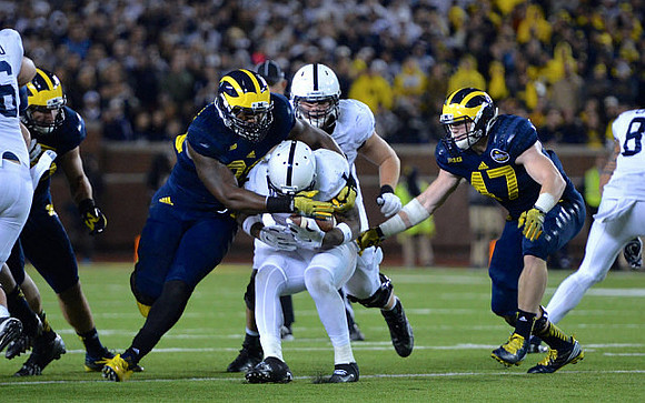 Taco Charlton (33) and Jake Ryan (47)