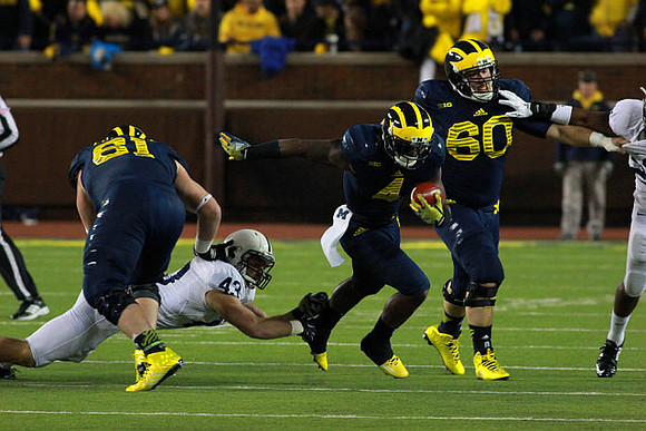Graham Glasgow (61), De'Veon Smith (4), and Jack Miller (60)