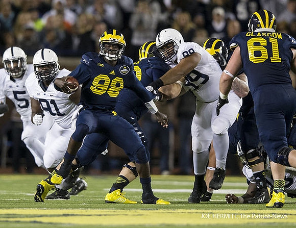 Devin Gardner (98), Jack Miller (60), and Graham Glasgow (61)