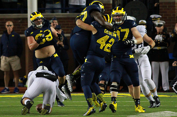 Matthew Godin (99), Frank Clark (57), Ben Gedeon (42), and Brennen Beyer (97)