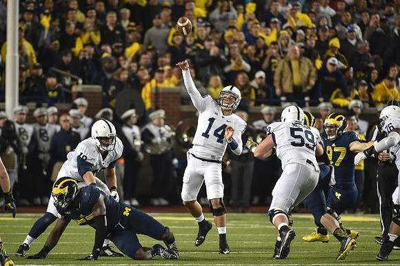 Frank Clark (57) and Brennen Beyer (97)