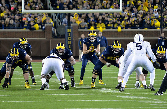 Ben Braden (71), Kyle Kalis (67), Russell Bellomy (8), and Jack Miller (60)