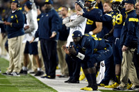 Devin Gardner (98) and Willie Henry (69)