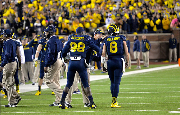 Devin Gardner (98), Doug Nussmeier, and Russell Bellomy (8)